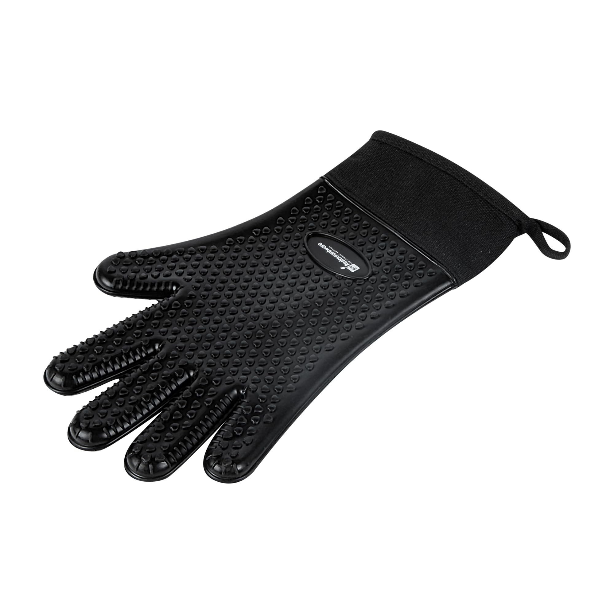 Heat-Resistant Silicone Oven Mitt - 13 x 7.5 Inch Cotton-Lined Baking Glove, Withstands Up to 446°F - Perfect for Baking, Grilling, and Handling Hot Cookware in the Kitchen