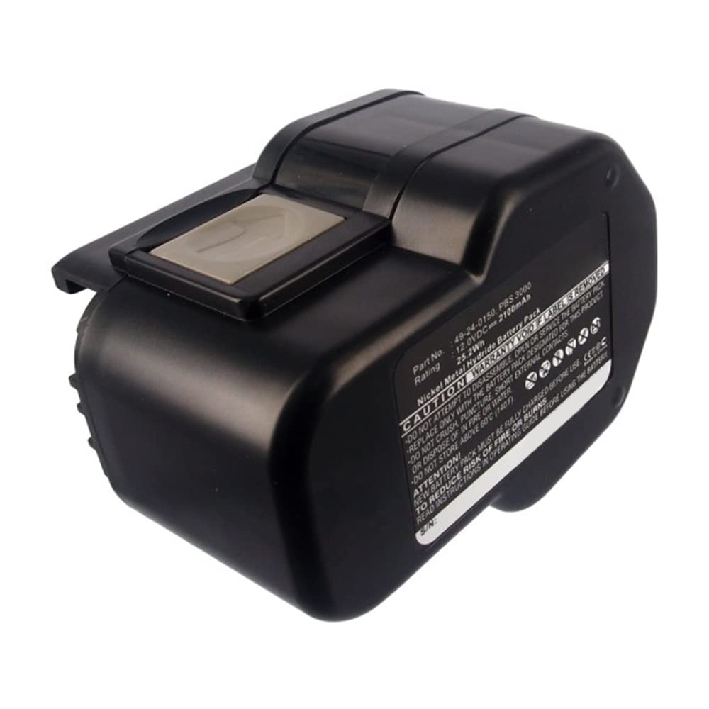 Synergy Digital Milwaukee PBS 3000 Replacement Battery - 12V 2100mAh Ni-MH High Capacity Power Tool Battery for Milwaukee Tools | Perfect for Drilling, Sawing & Construction Projects