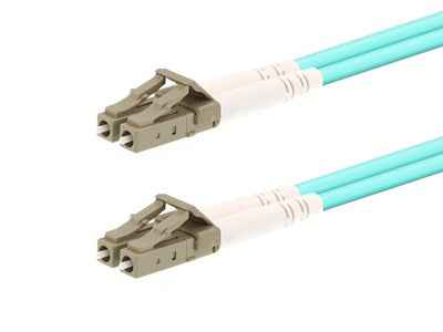 10m OM3 Multimode Duplex Fiber Optic Patch Cable (50/125) - High-Speed Data Transmission for Data Centers, Server Rooms & Network Installations