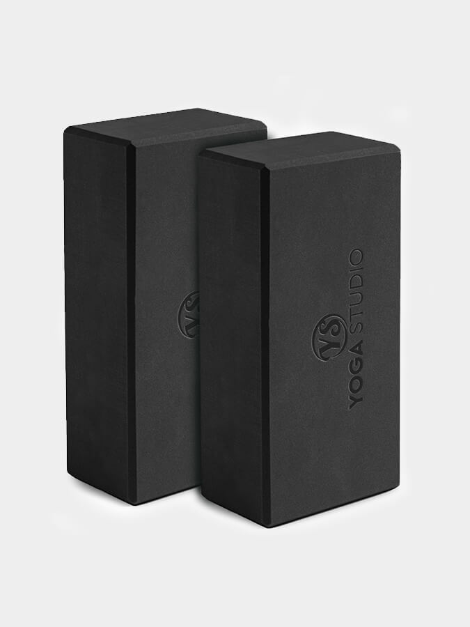 Premium EVA Yoga Blocks Twin Pack - Non-Slip Yoga Bricks for Stability & Alignment - Ideal for Hot Yoga, Pilates, and Home Workouts