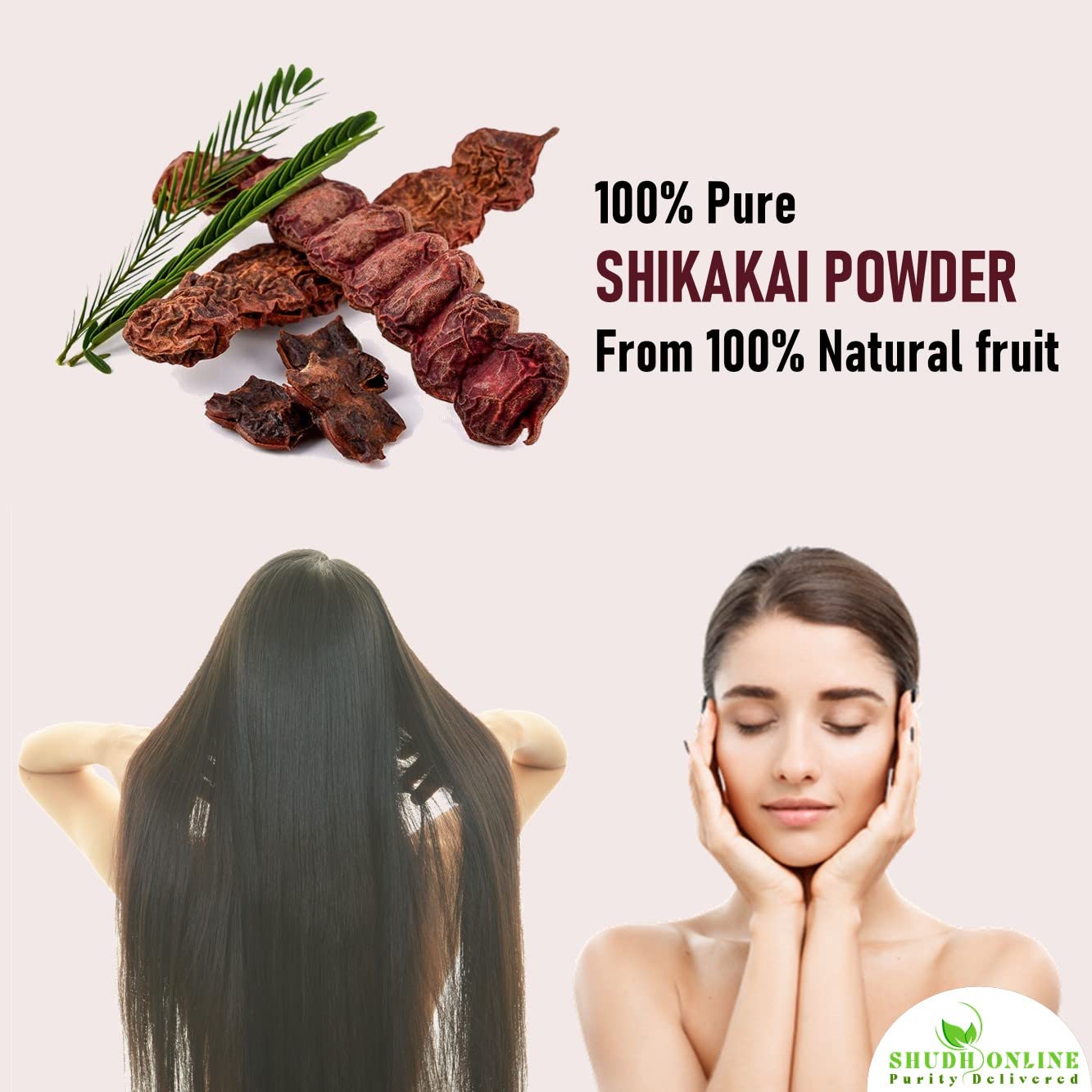 Organic Shikakai Powder for Hair Growth & Scalp Care - 500g Natural Ayurvedic Hair Conditioner & Shampoo | Promotes Stronger, Healthier Hair - Perfect for DIY Hair Masks, Scalp Treatments & Natural Hair Cleansing