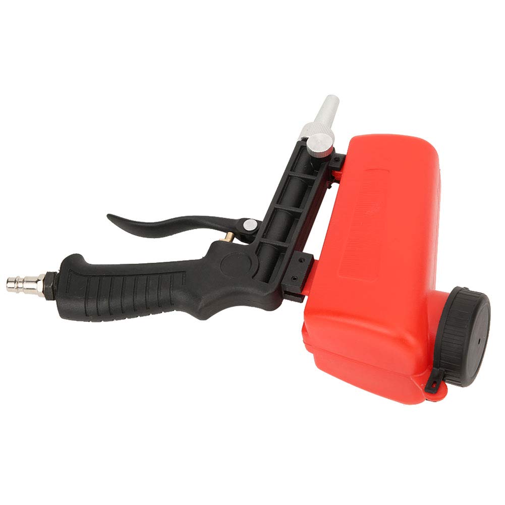 Portable Mini Air Sand Blaster Gun - Handheld Gravity Feed Sandblaster Tool with 1/4in Air Inlet for DIY Projects, Metal Cleaning & Surface Preparation
