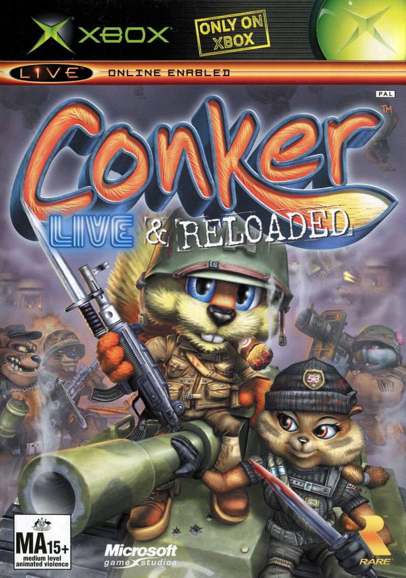 Conker: Live & Reloaded - Xbox Classic Game PAL Version | Rare Collectible for Retro Gaming Enthusiasts | Perfect for Xbox Game Nights & Nostalgic Playthroughs