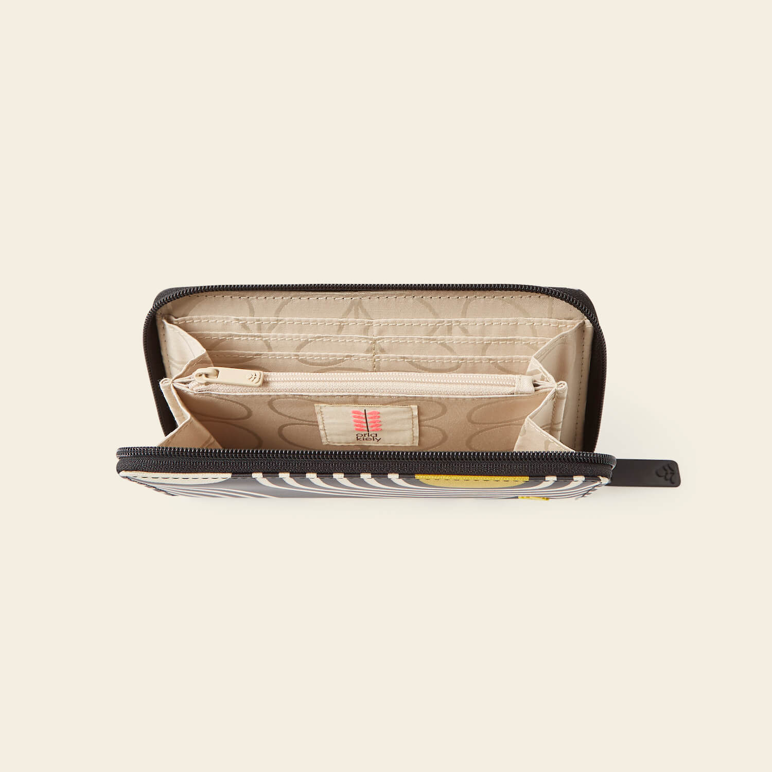 Forget Me Not Wallet - Stylish Giant Striped Tulip Noir Design for Women | Perfect for Everyday Use, Travel & Gift Giving