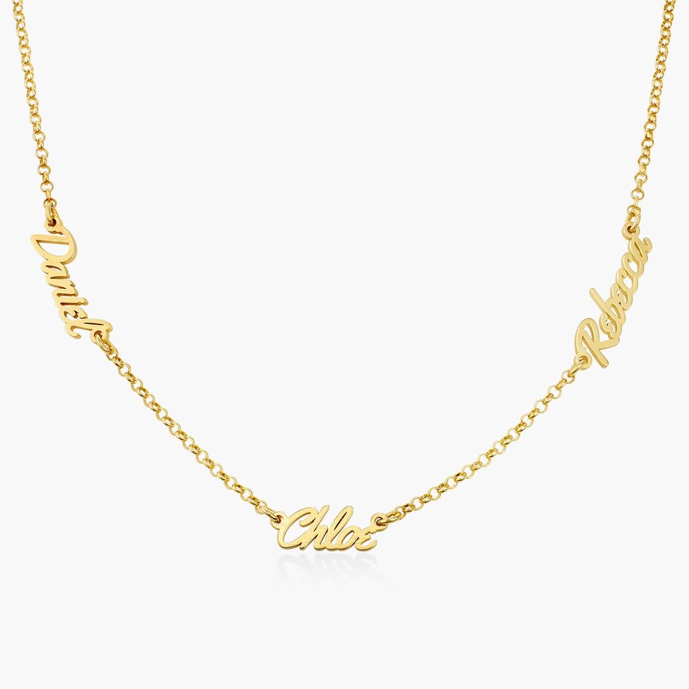 Oak&Luna Custom Name Necklace - Personalized Real Love Jewelry for Couples, Best Friends & Family - Perfect for Anniversaries, Valentine's Day Gifts & Romantic Occasions