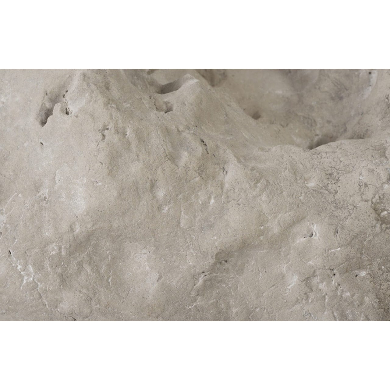 Large Cast Stone Single Hole Garden Sculpture - Perfect for Outdoor Decor, Landscaping, and Zen Garden Accents