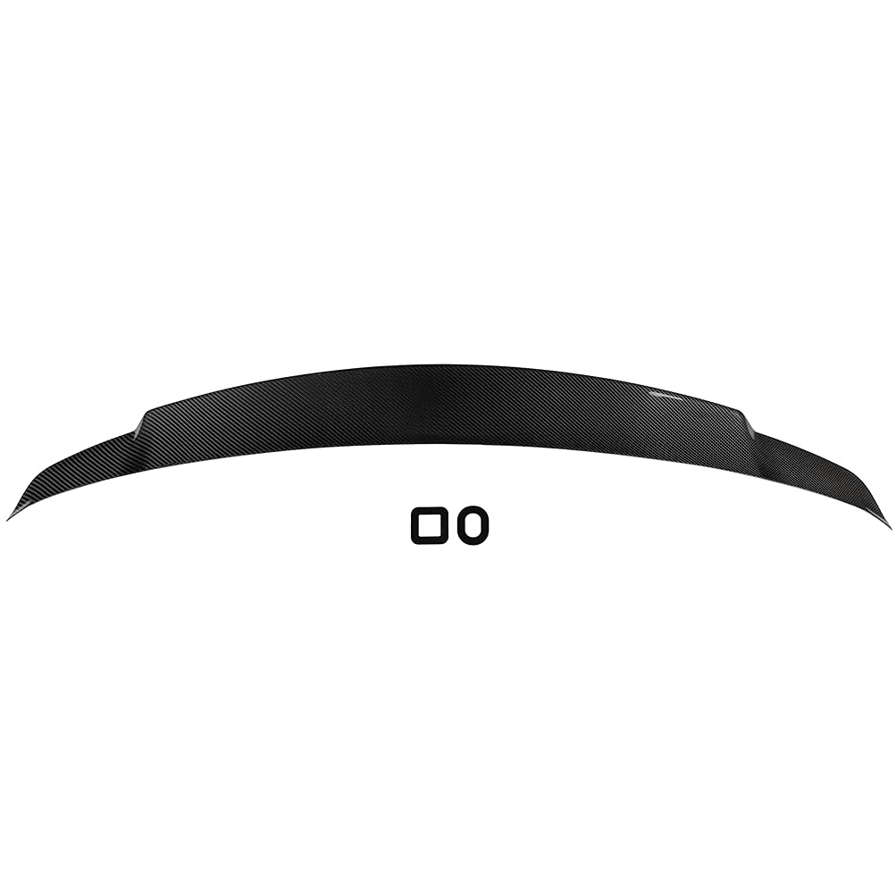 Carbon Fiber Car Spoiler Wing for 2007-2013 Infiniti G37 G25 Sedan - High Performance Trunk Lip Spoiler Body Kit - Enhances Aerodynamics & Sporty Style for Street Racing & Car Shows