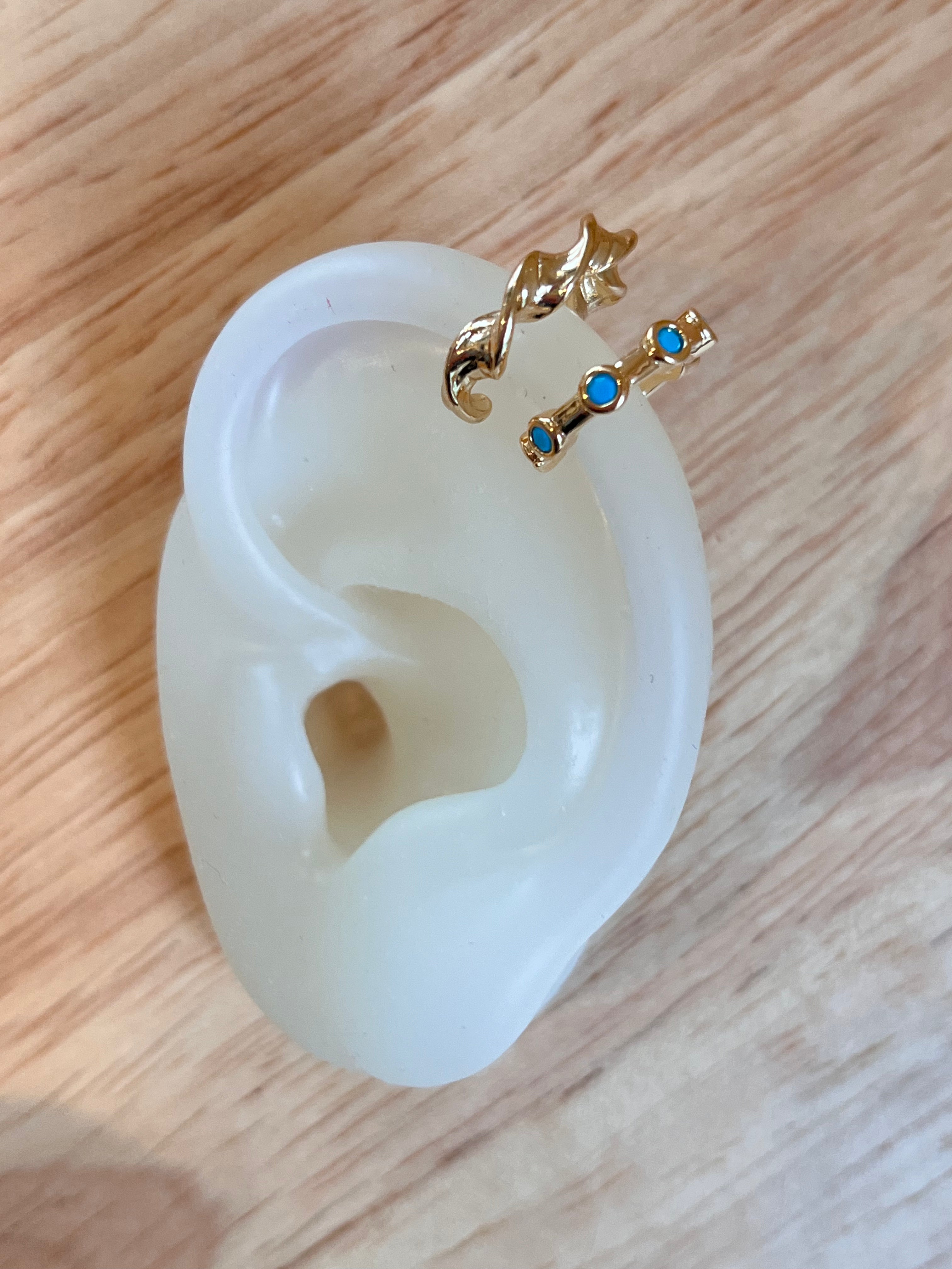 Elegant Cela Ear Cuff Set - Trendy Non-Piercing Earrings for Women - Perfect for Parties, Weddings & Everyday Wear