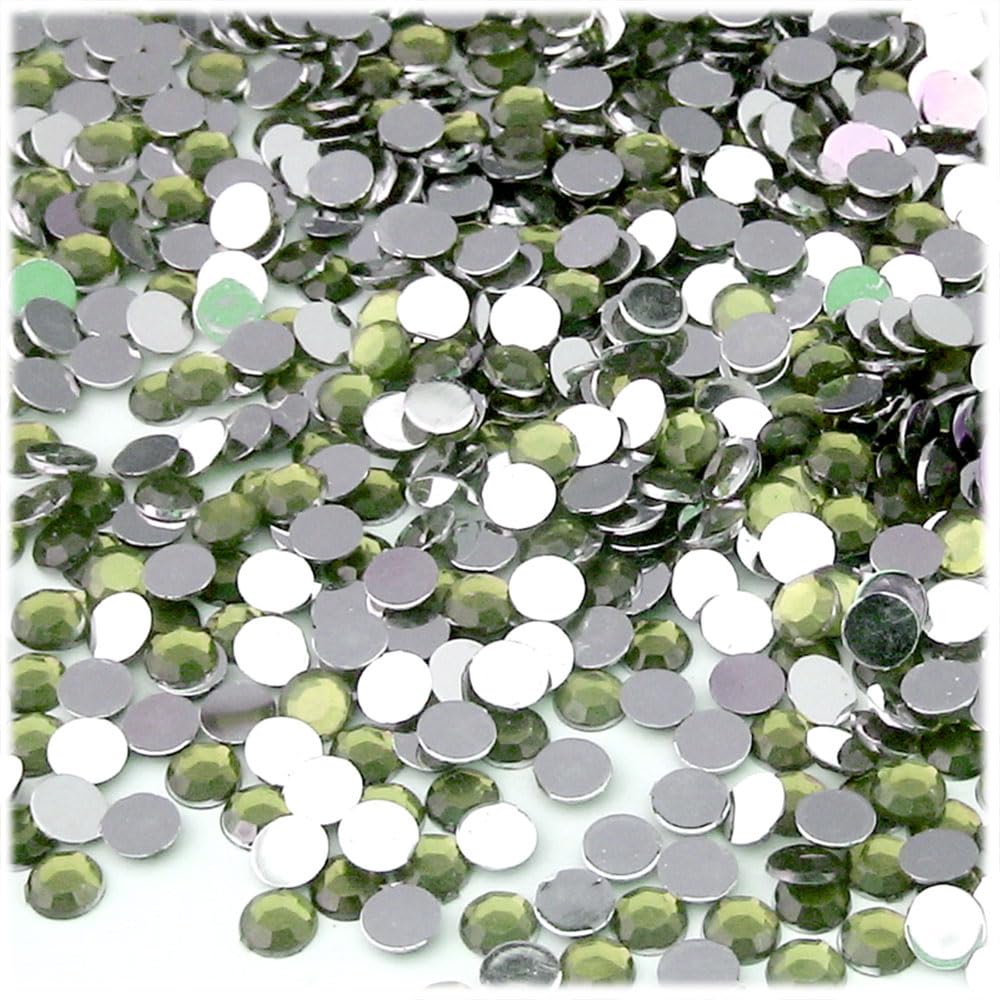 10,000pc 5mm Round Flatback Rhinestones - Ruby Red for DIY Crafts, Jewelry Making, Nail Art & Home Decor | The Crafts Outlet