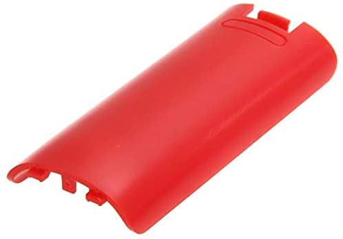 Original Nintendo Wii Remote Controller Battery Back Cover Replacement - Red | Compatible with Wii & Wii U | Durable & Secure Fit for Gaming Accessories