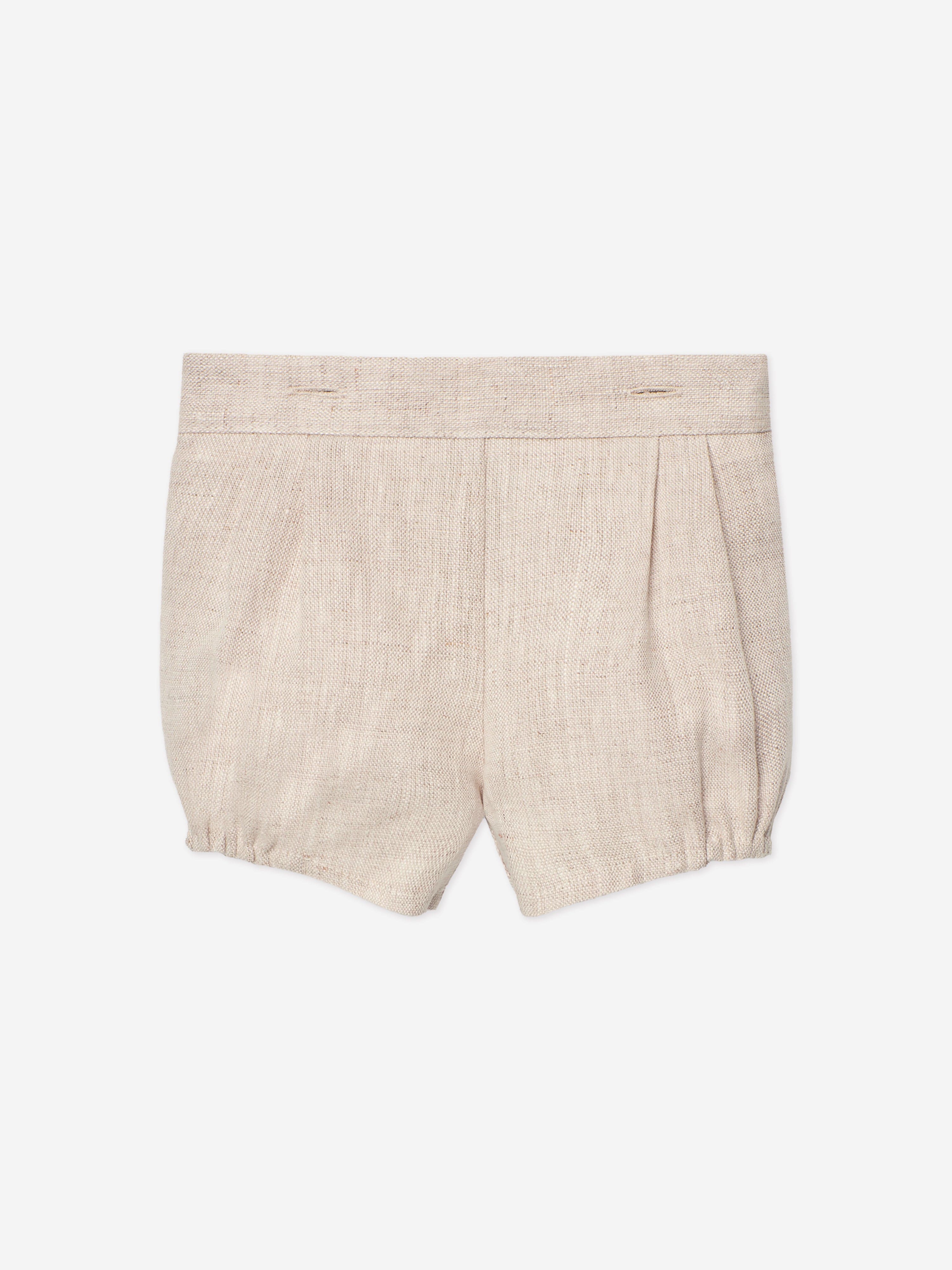 Adorable Beige Baby Boys Short Set - Soft & Comfortable Outfit for Playtime & Summer Adventures