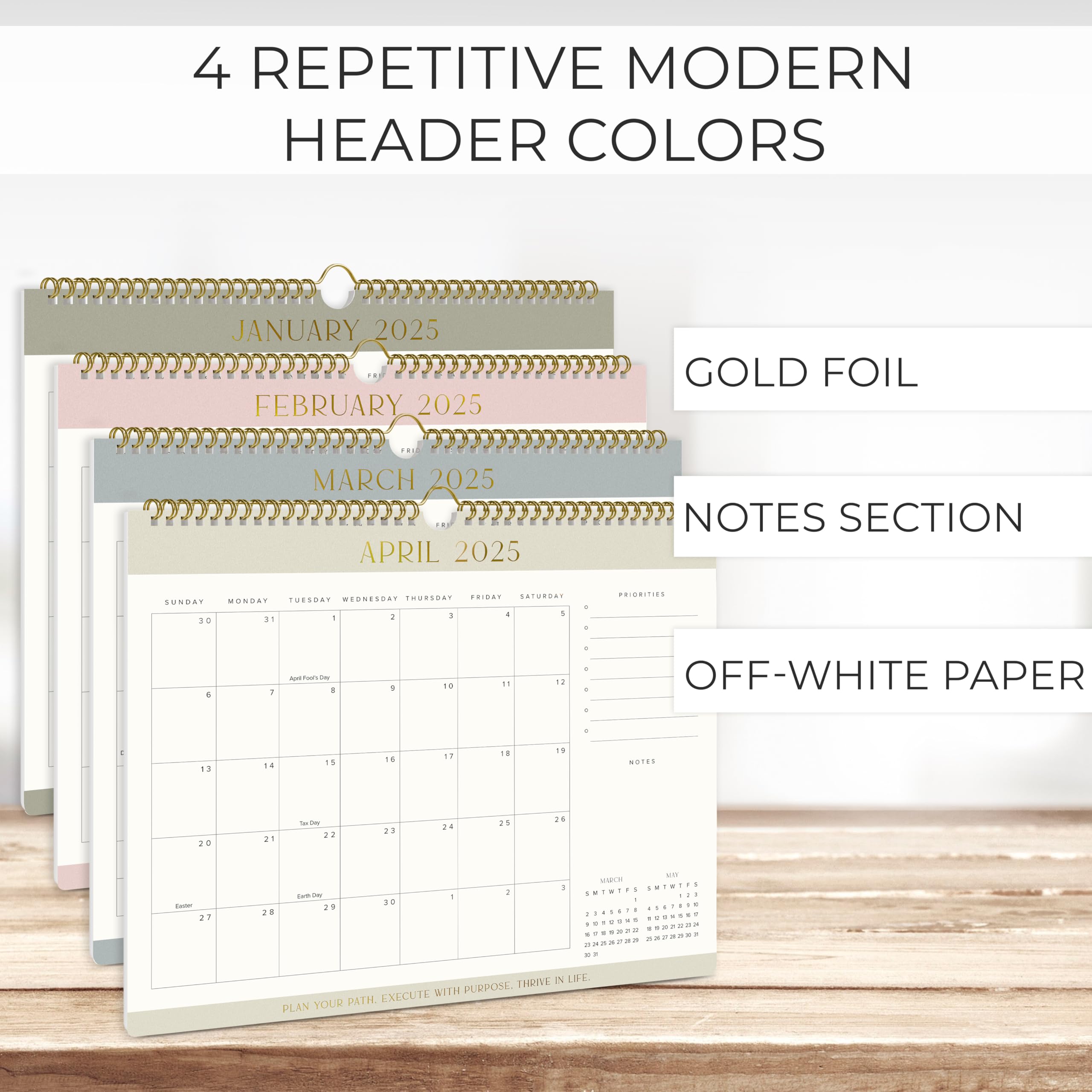 2025-2026 Aesthetic Wall Calendar | January 2025 - July 2026 | Stylish Wall Hanging Planner for Home & Office Organization | Perfect for Scheduling, Goal Tracking & Home Decor