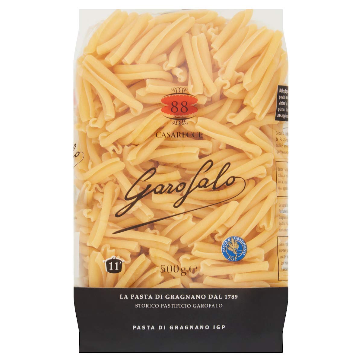 Garofalo Casarecce Pasta - 500g | Premium Italian Pasta for Authentic Recipes | Perfect for Pasta Salads, Casseroles & Family Dinners
