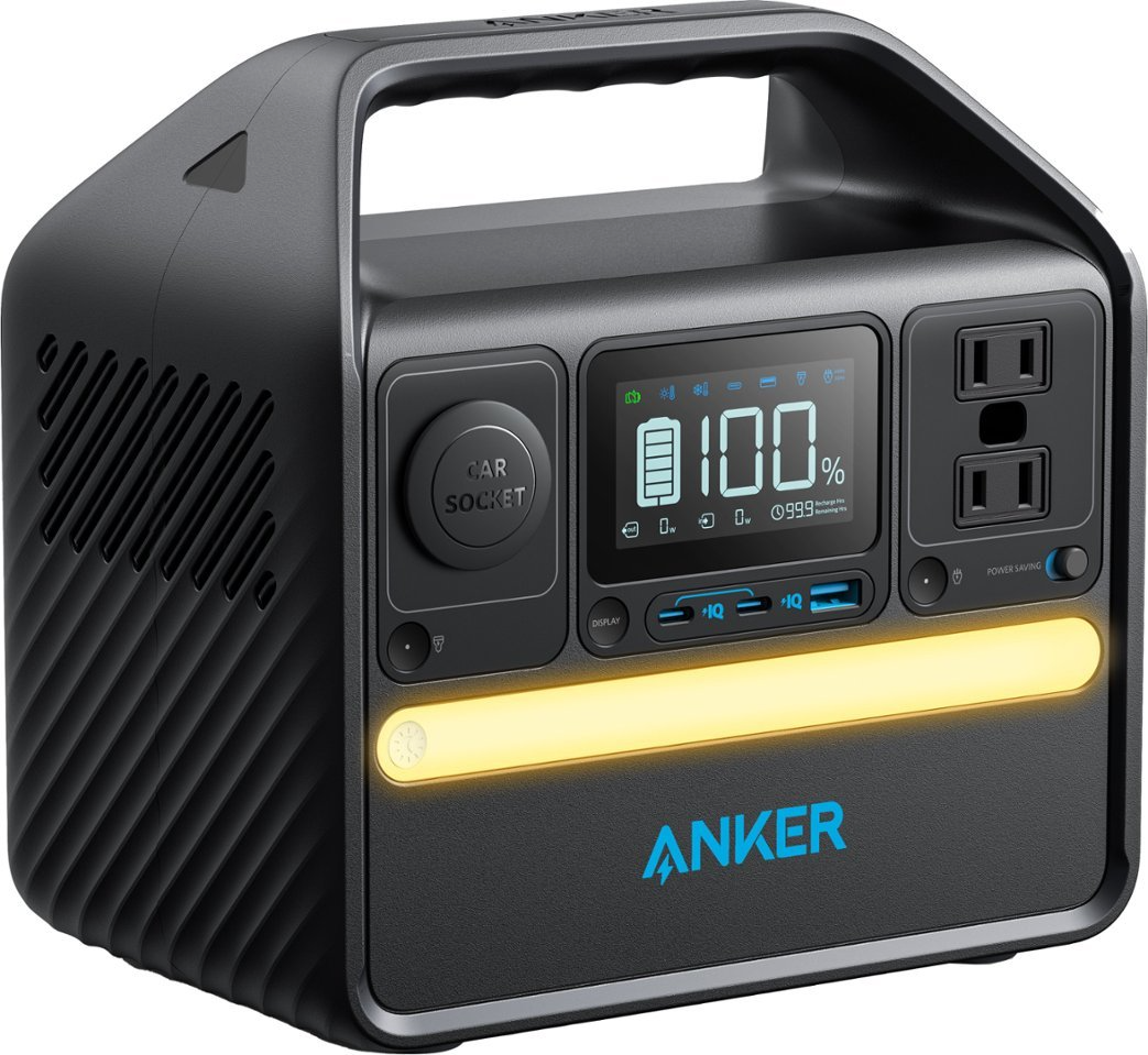Anker 522 Portable Power Station 299Wh 300W - Compact Solar Generator for Camping, Outdoor Adventures & Emergency Backup Power