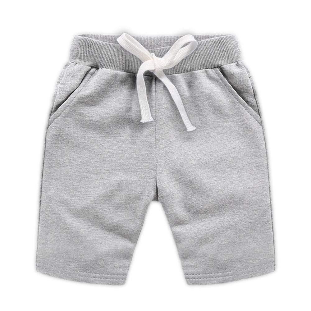 HAXICO Boys' Cotton Summer Shorts - Knee-Length Harem Pants for Toddlers & Kids - Soft Breathable Playwear for Outdoor Activities, Sports & Casual Wear