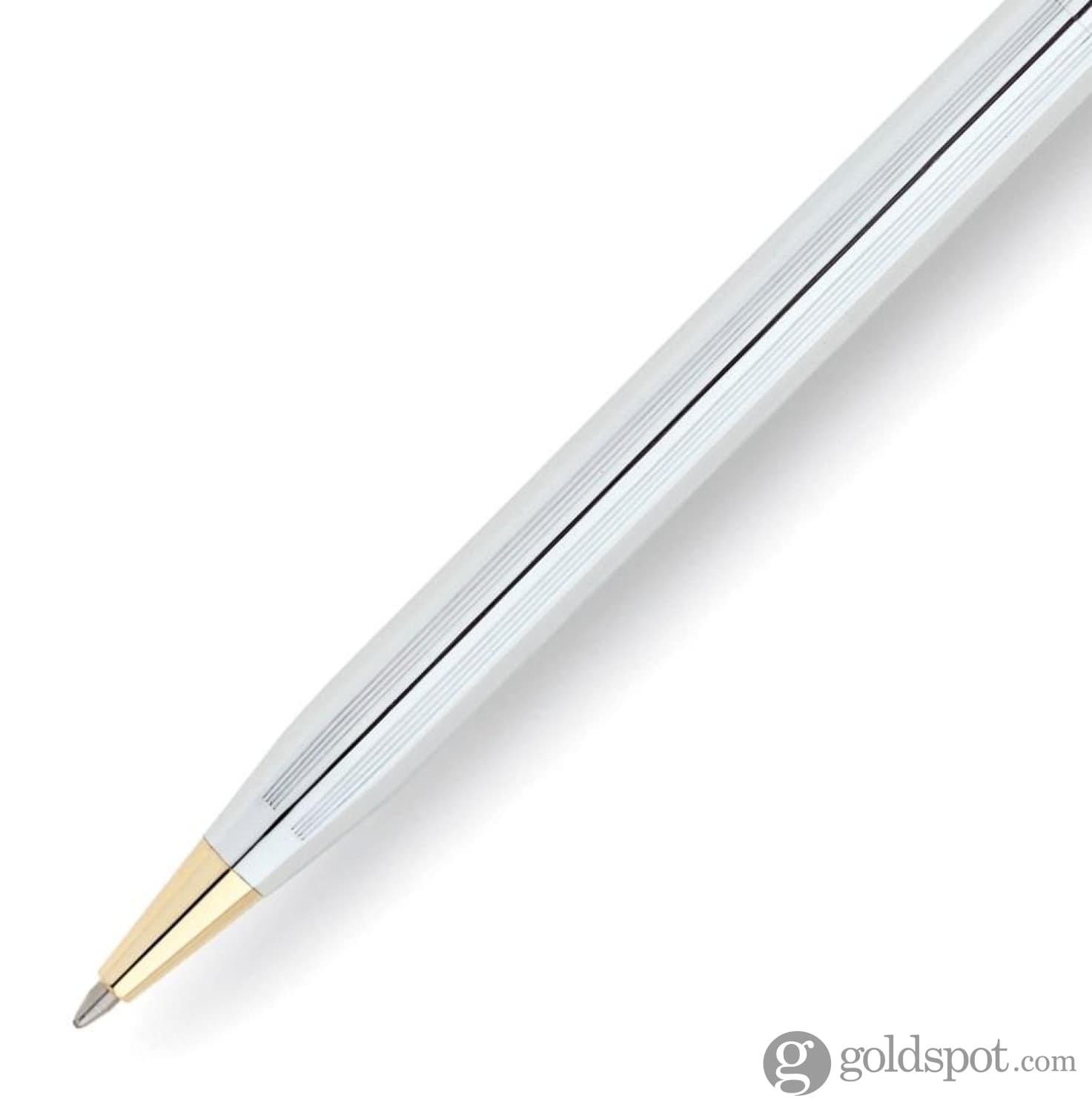 Cross Classic Century Ballpoint Pen - Medalist Chrome with Gold Trim - Premium Writing Instrument for Office, Business & Gifts | Smooth Writing Experience for Professionals & Students