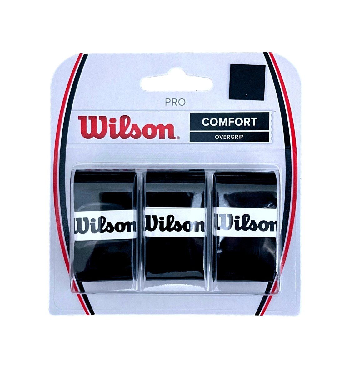 Wilson Pro Overgrip 3 Pack - Premium Tennis Racket Grip Tape for Enhanced Control & Sweat Absorption | Perfect for Tennis, Badminton & Racquetball Players
