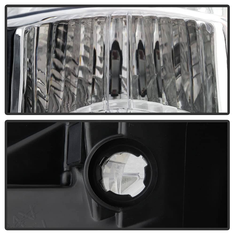 2010-2013 Nissan Altima Coupe Chrome Halogen Projector Headlights - OEM Style Replacement Headlamps for Improved Night Visibility | Perfect for Daily Driving & Nighttime Commutes