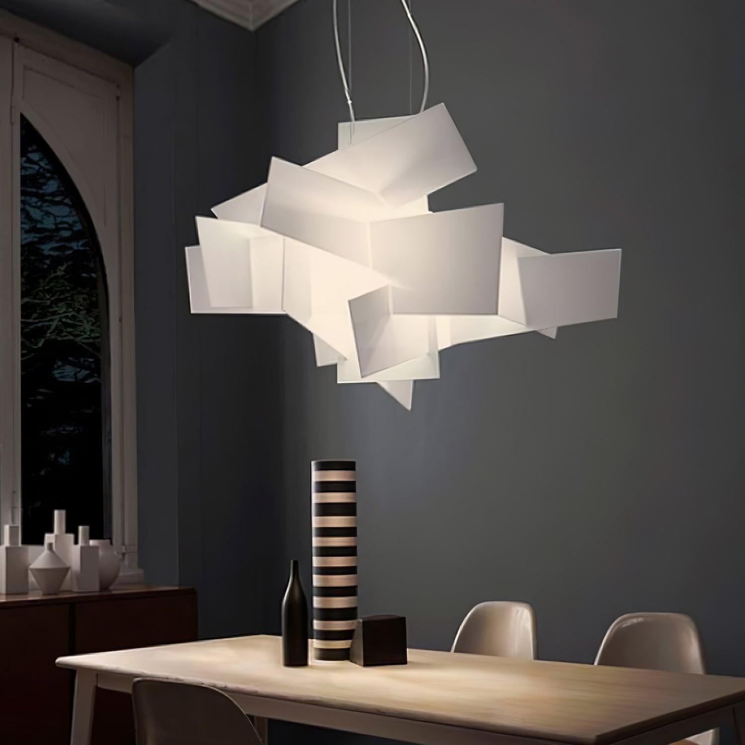 Modern Big Bang Pendant Light - Industrial Style Ceiling Hanging Fixture for Kitchen Island, Dining Room & Bedroom Decor