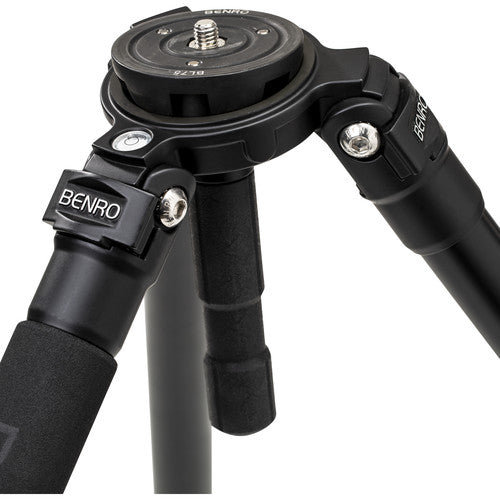 Benro A373F Aluminum Single Tube Tripod with S6Pro Fluid Video Head - Professional Camera Tripod for DSLR, Mirrorless & Video Cameras - Perfect for Travel, Vlogging & Outdoor Photography