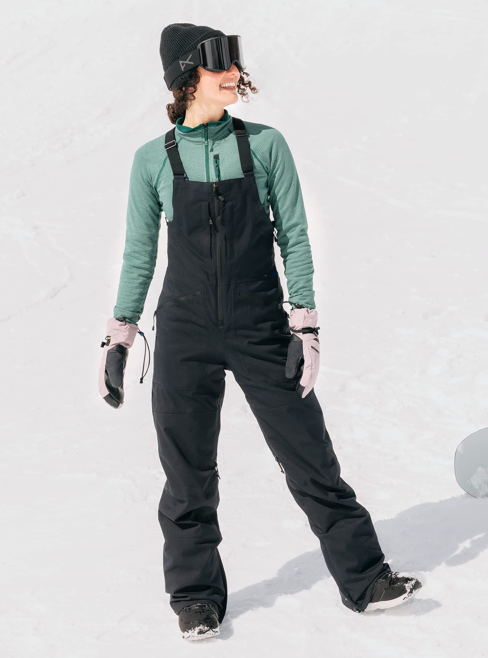 Burton Women's Reserve Bib Snow Pants - Waterproof Insulated Ski Bibs for Women - Perfect for Snowboarding, Skiing & Winter Outdoor Activities