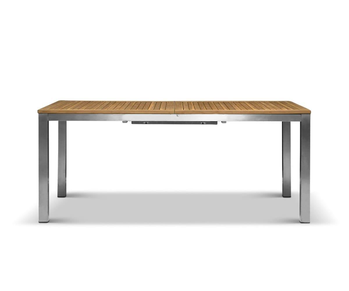 Teak/Brushed Stainless Steel