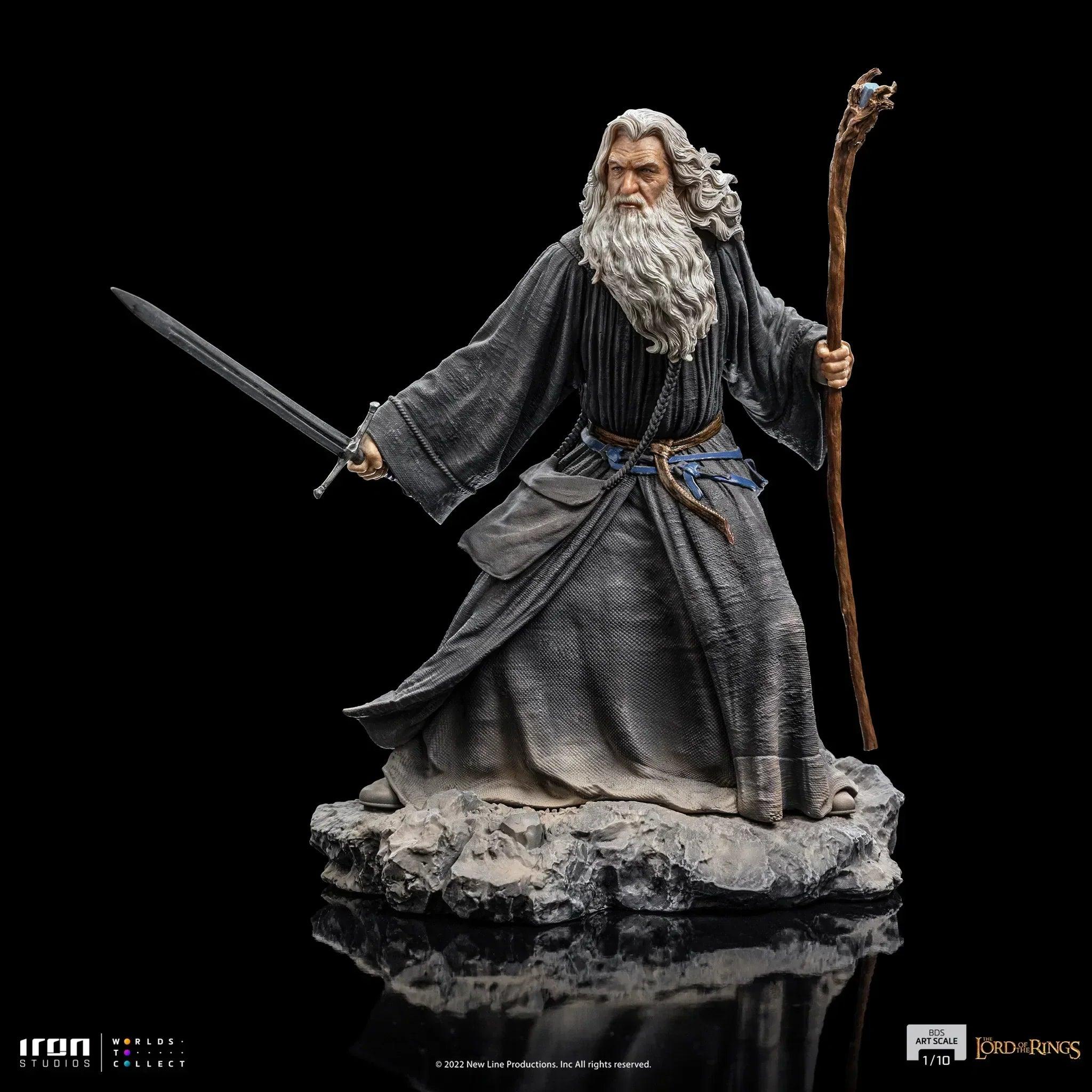 Iron Studios The Lord of The Rings Gandalf BDS Art Scale 1/10 Statue - Premium Collectible Figure for Display & Home Decor