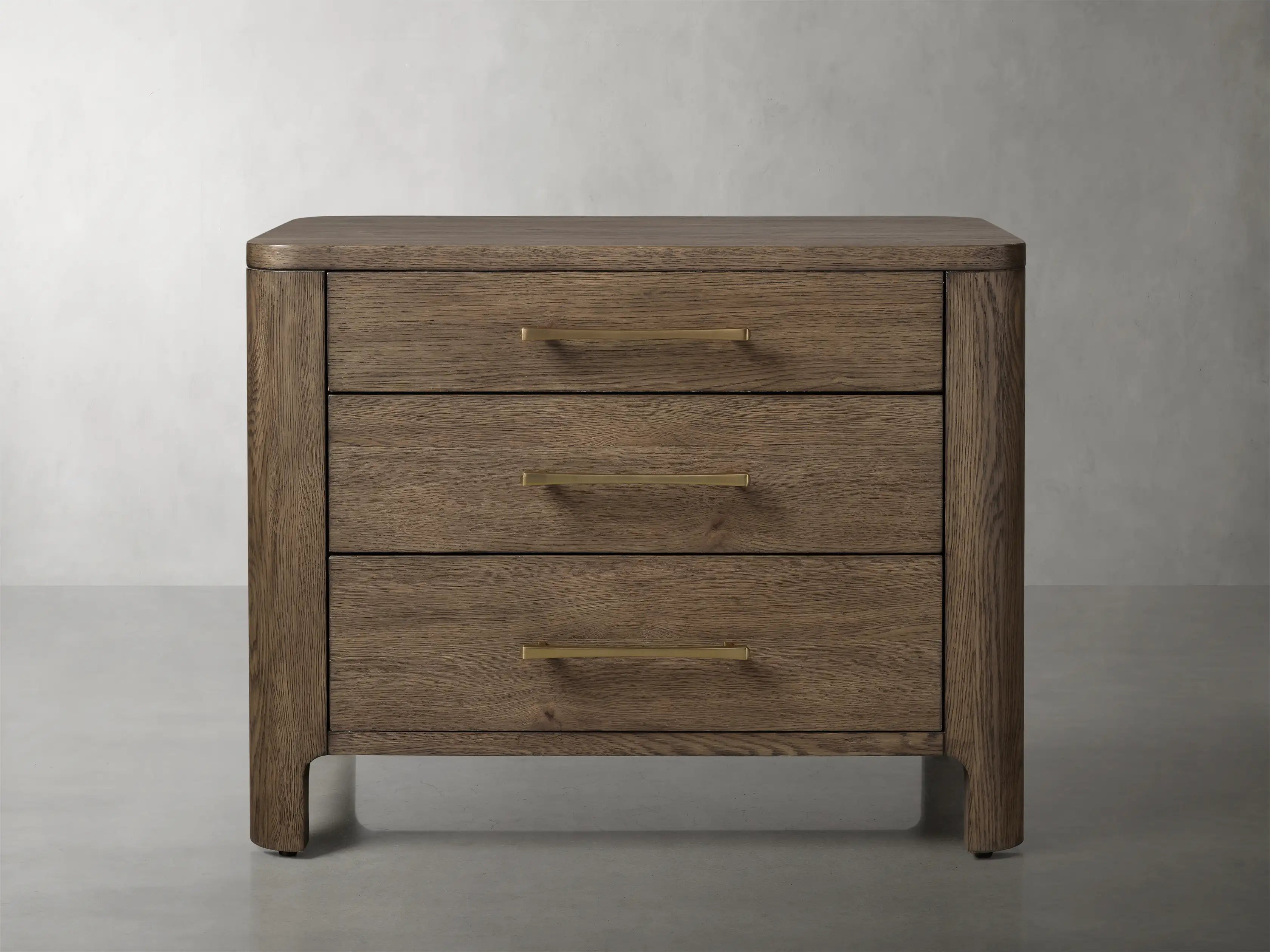 Callie Closed Nightstand - Modern Bedside Table with Storage Drawer for Bedroom, Living Room & Office - Compact Nightstand with Solid Wood Construction & Sleek Design