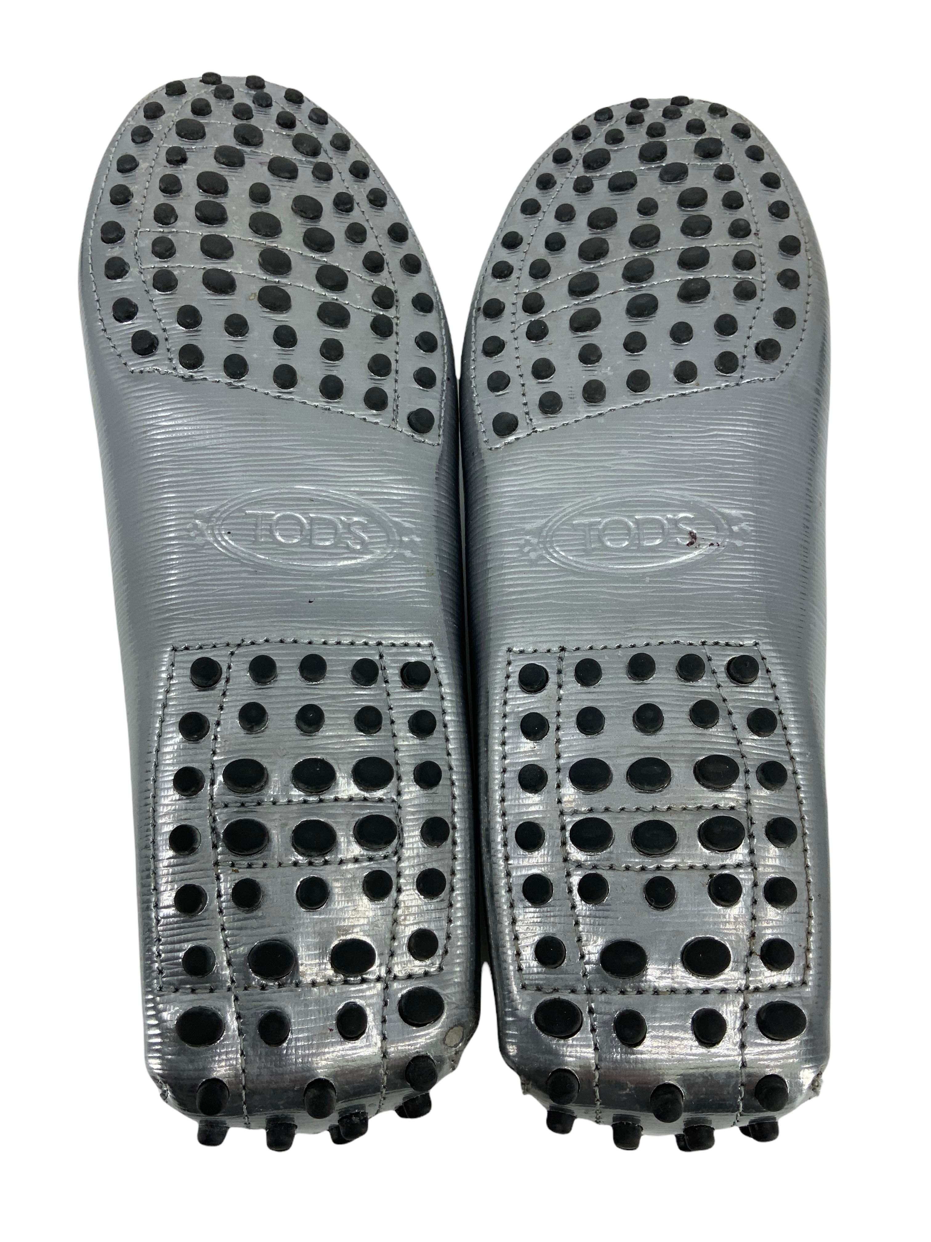 TOD'S Gommino Double T Leather Driving Shoes for Men - Size 10 US | Comfortable Luxury Loafers for Business Casual & Weekend Wear