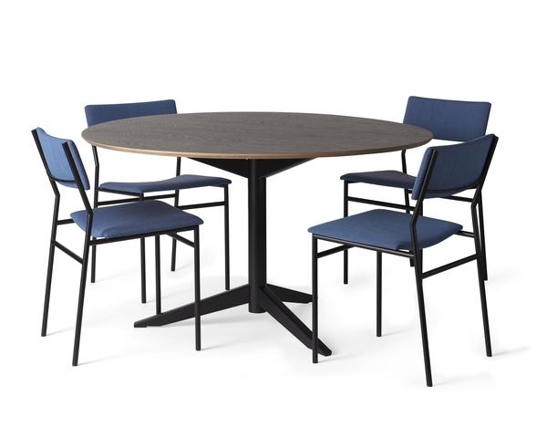 Spectrum Design Martin Visser TE 06 Modern Dining Table - Mid-Century Style Wooden Table for Dining Room, Kitchen & Office (Brown) | Perfect for Small Spaces & Contemporary Home Decor
