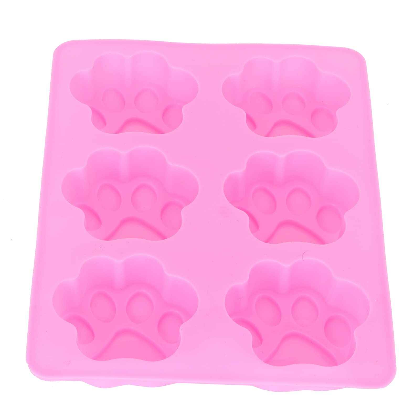 6 Grid Pink Cat Claw Chocolate Candy Molds - DIY Baking Molds for Cakes, Bread & Chocolate Making | Perfect for Birthday Parties, Halloween Treats & Home Baking