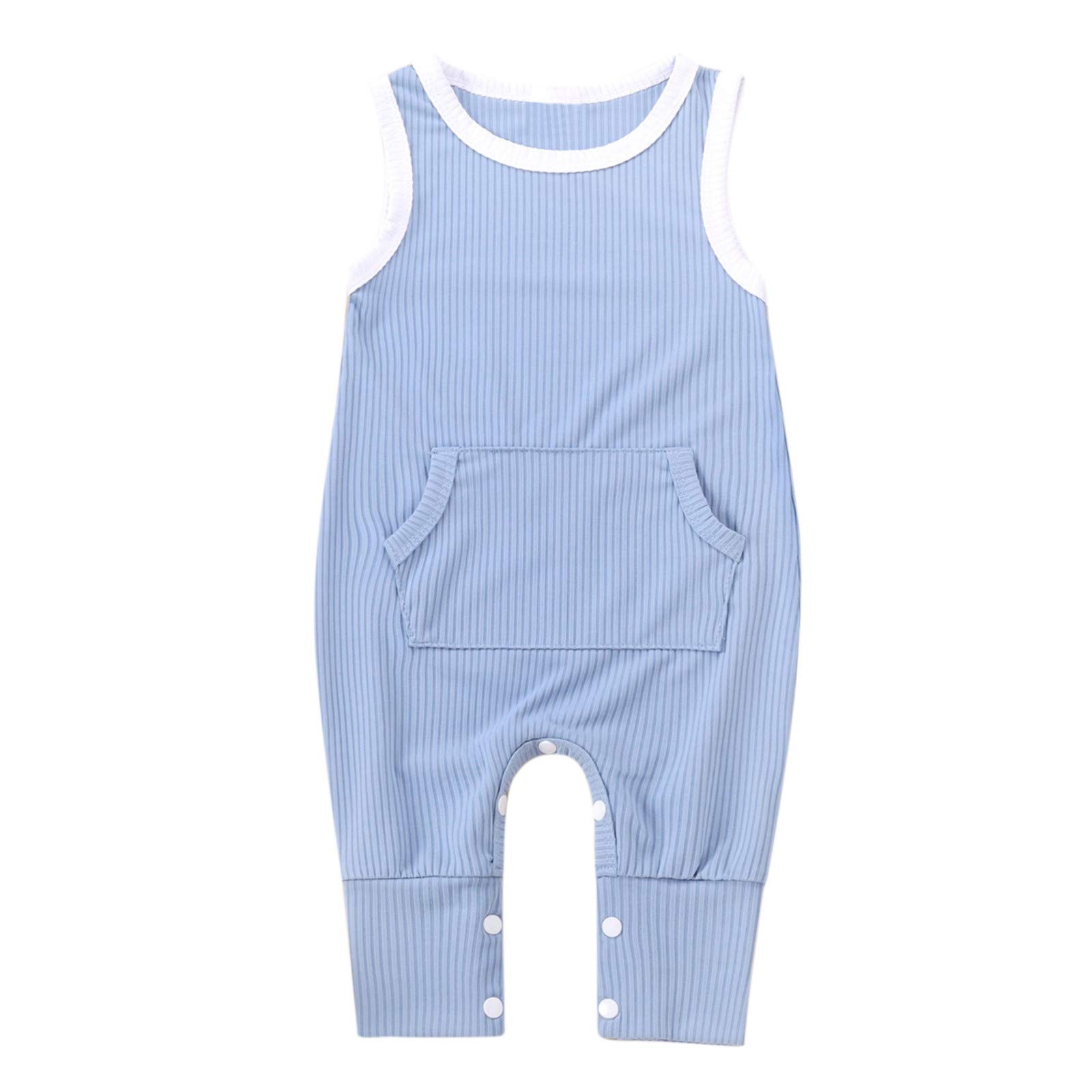 Egbsmy Baby Long Sleeve Jumpsuit for Newborns & Infants - Soft Ribbed Knit Romper for Boys & Girls - Perfect for Playtime, Photo Shoots & Everyday Wear
