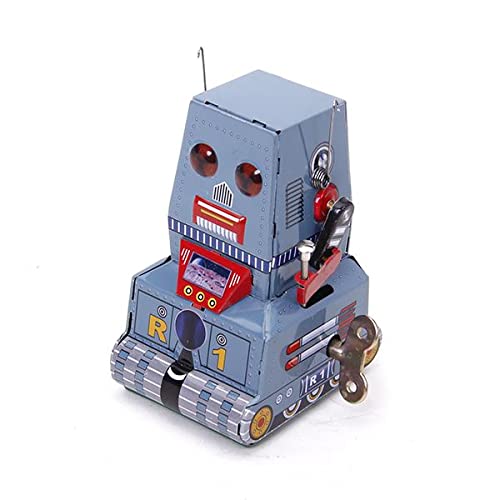 Yiju Tank Robot Toy - Collectible Military Model with LED Lights, Perfect for Kids & Adults - Great for Home Office Desk Decor, Birthday Gifts & War Game Scenes