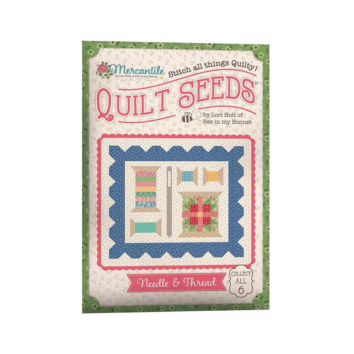 Lori Holt Bee in My Bonnet Mercantile 6 Quilt Seeds Bundle - Riley Blake Fabric Collection with Inspiring Quilt Patterns for DIY Patchwork & Home Decor | Perfect for Quilting Projects, Baby Blankets, and Farmhouse Style Decorations
