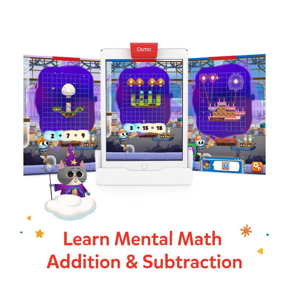 Osmo Maths Wizard and the Amazing Airships Educational STEM Game for Kids Ages 6-8 | Fun Learning Adventure for Classroom & Homeschool Math Practice