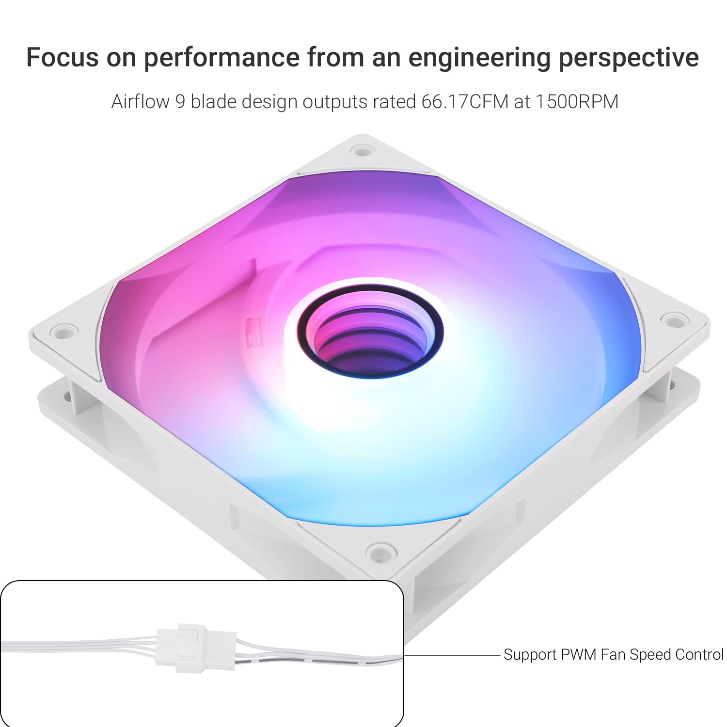 Thermalright TL-C12W-S V3 120mm ARGB PWM CPU Case Fan - 3 Pack, High Performance Silent Cooling with S-FDB Bearing & Mirror Light Effect for PC Gaming, Workstation, and Desktop Computer Builds