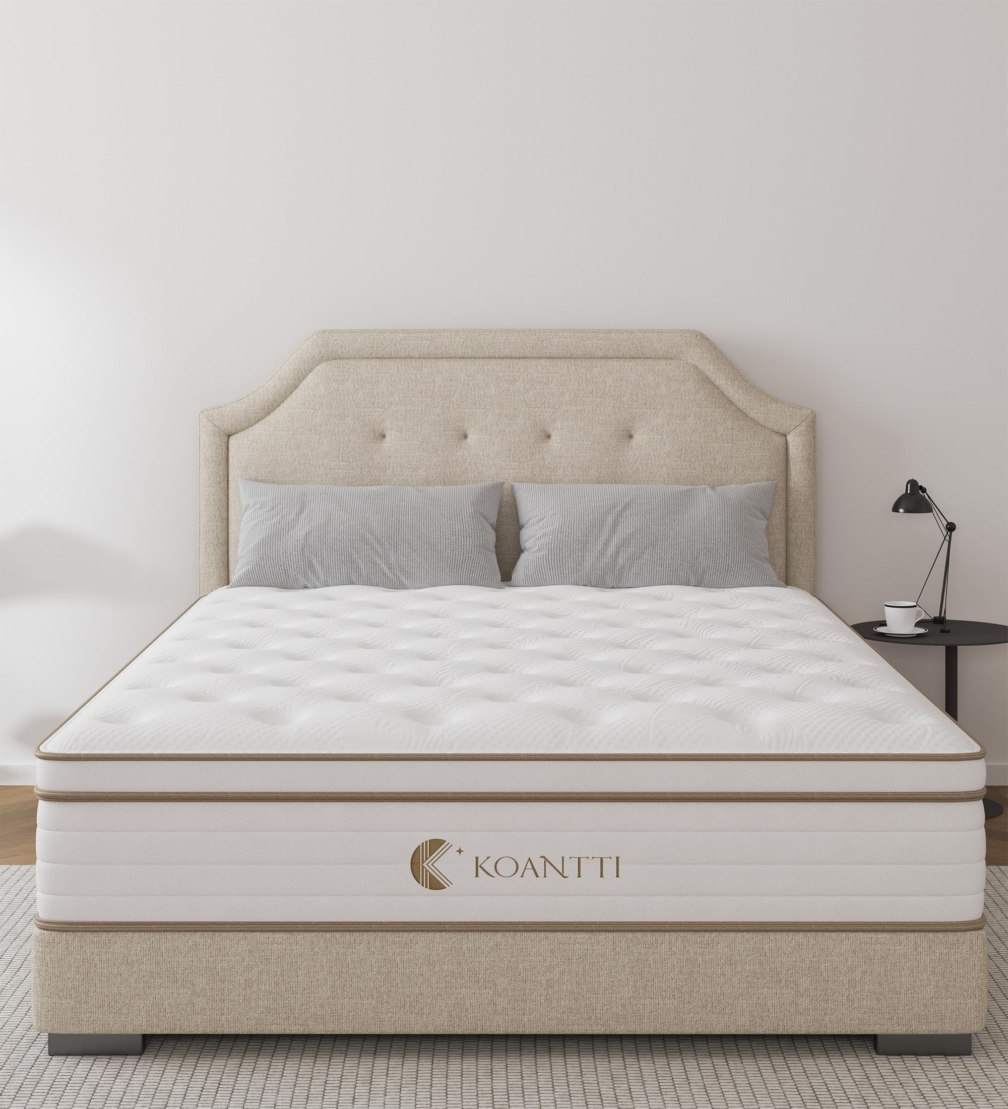 12 Inch Full Size Hybrid Mattress in a Box - Memory Foam & Pocket Springs for Back Pain Relief, Medium Firm Support, CertiPUR-US Certified - Perfect for Guest Rooms, Dorms & Small Bedrooms