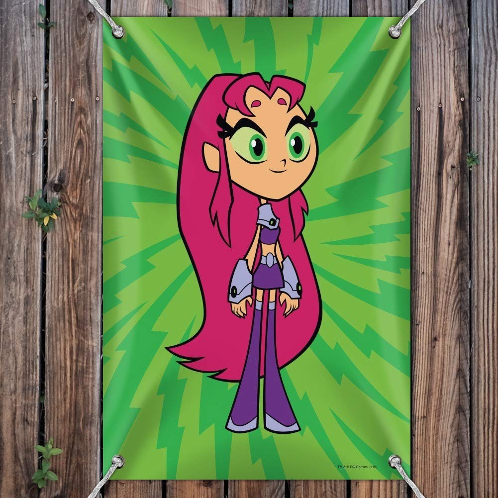 Teen Titans Go! Starfire Themed Home & Office Decor Sign - Perfect for Bedroom, Gaming Room, and Superhero Fan Gifts