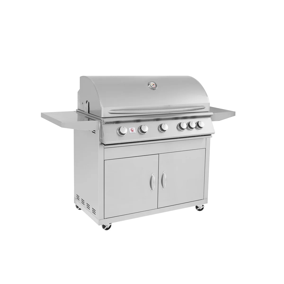 Summerset Grills Sizzler 40 Inch Freestanding Gas Grill - Outdoor BBQ Grill with 4 Burners, Stainless Steel Construction for Backyard, Patio & Camping Cooking