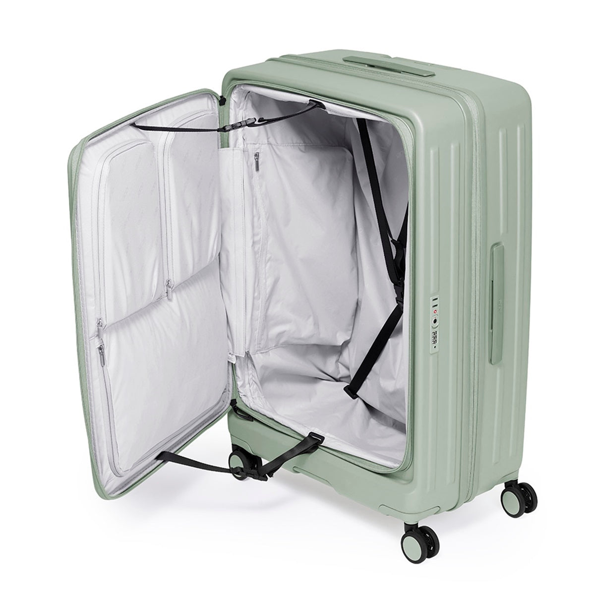 Acer Barcelona Expandable Front-Opening Luggage Suitcase - Perfect for Business Travel, Weekend Getaways & Airplane Carry-On