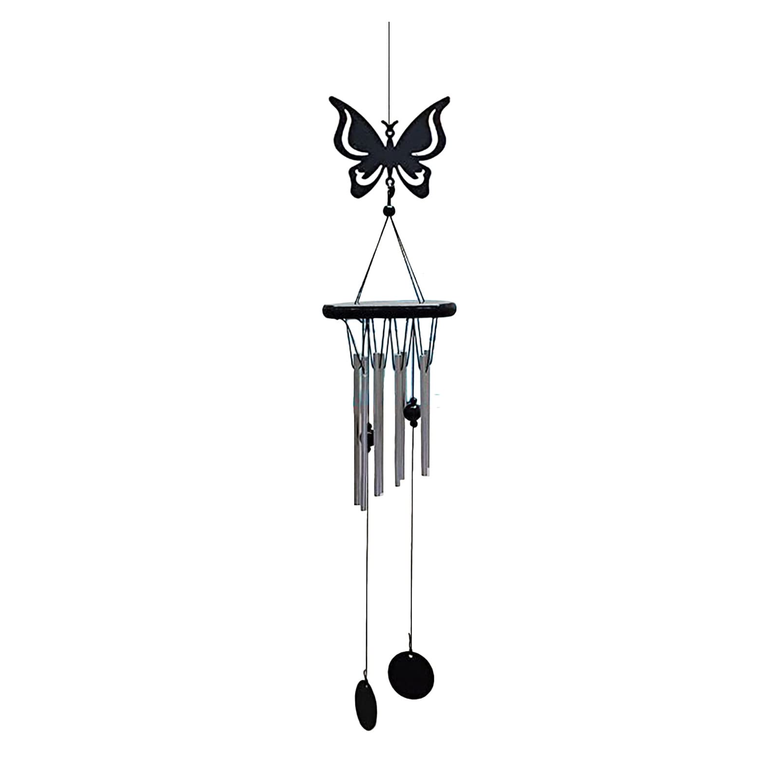FABFEGU Creative Wrought Iron Solid Aluminum Pipe Wind Chime - Durable Outdoor Ornaments & Craft Bars for Windows, Gardens, and Patios