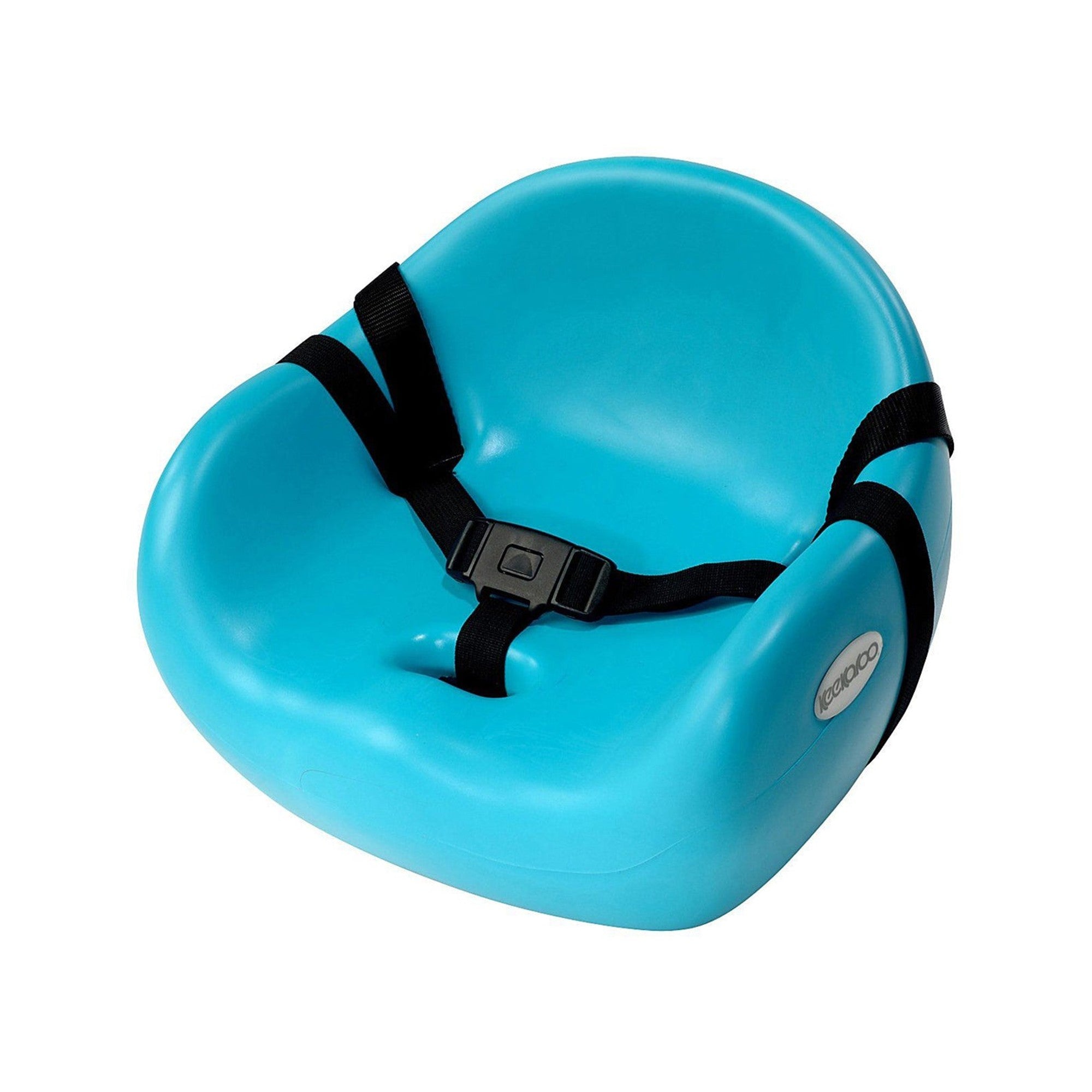 Keekaroo Cafe Booster Seat for Toddlers - Aqua Blue High Chair for Kids | Portable Baby Feeding Seat for Home & Restaurant Use