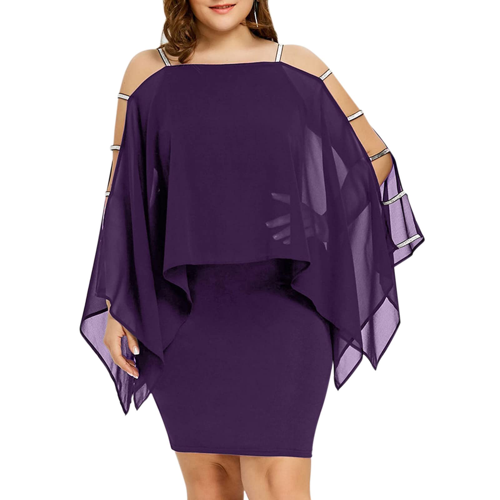 Elegant Plus Size Women's Lace Swing Dress for Wedding Guest - Retro Off Shoulder Formal Evening Gown with Half Sleeves - Perfect for Cocktail Parties, Bridal Showers & Special Occasions