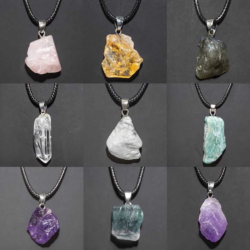 Firestone Pendant Necklace - Genuine Natural Stone Jewelry for Women | Perfect for Everyday Wear, Gifts & Special Occasions