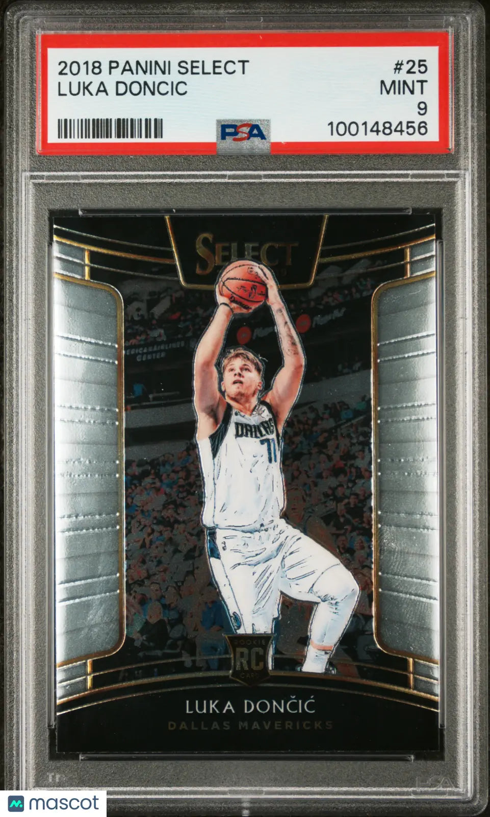 2018 Panini Select Basketball Luka Doncic Rookie Card PSA 9 Mint - Collectible Sports Memorabilia for NBA Fans & Card Collectors