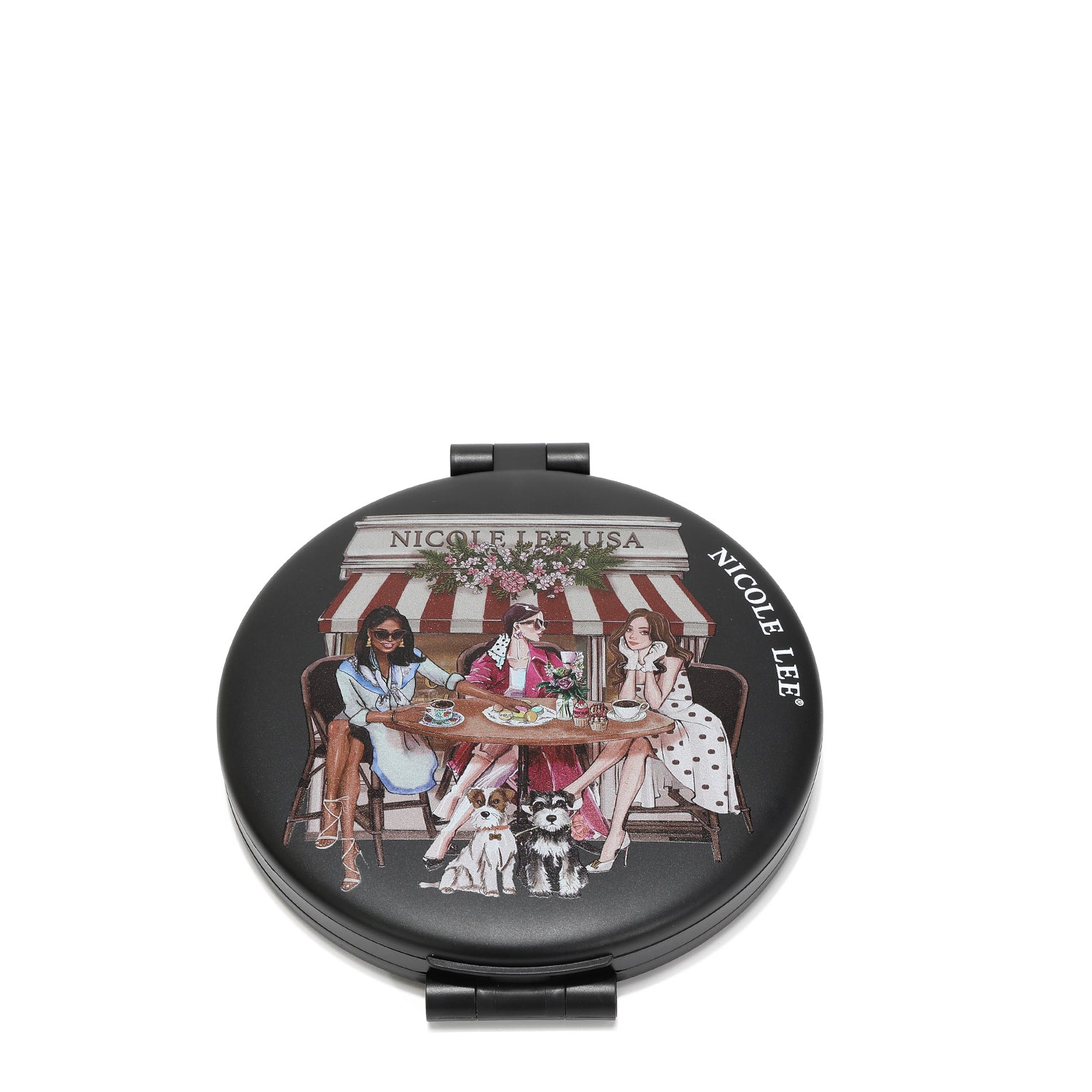 Portable LED Travel Mirror with Bright Adjustable Lights - Perfect for Makeup, Shaving & Grooming On The Go