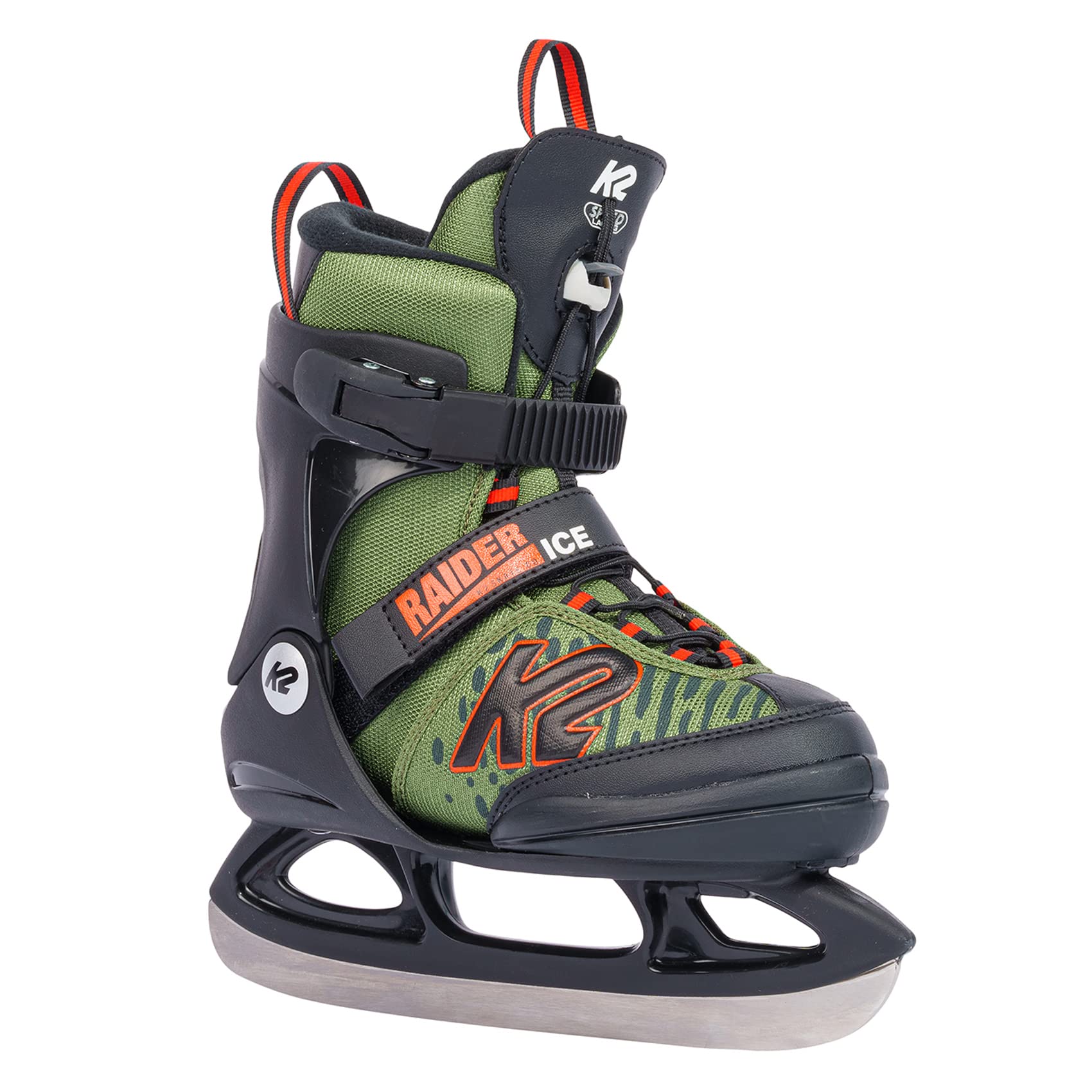 K2 Raider Boys Adjustable Ice Skates - Youth Hockey & Figure Skating - Perfect for Beginners & Recreational Skating on Indoor/Outdoor Rinks
