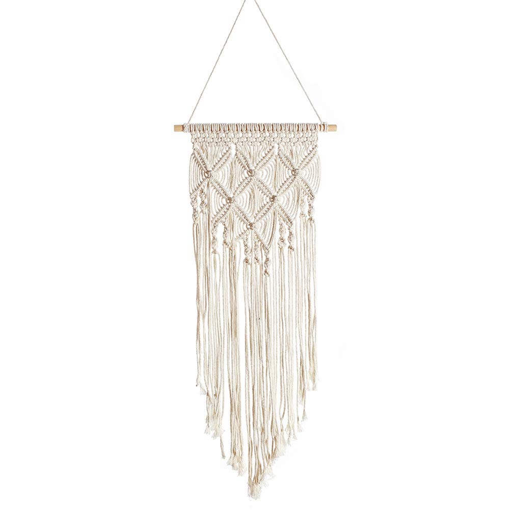 Handmade Macrame Wall Hanging Boho Tapestry - Woven Cotton Wall Art Decor for Living Room, Bedroom, Nursery - Perfect for Bohemian Home Decor & Gift Giving