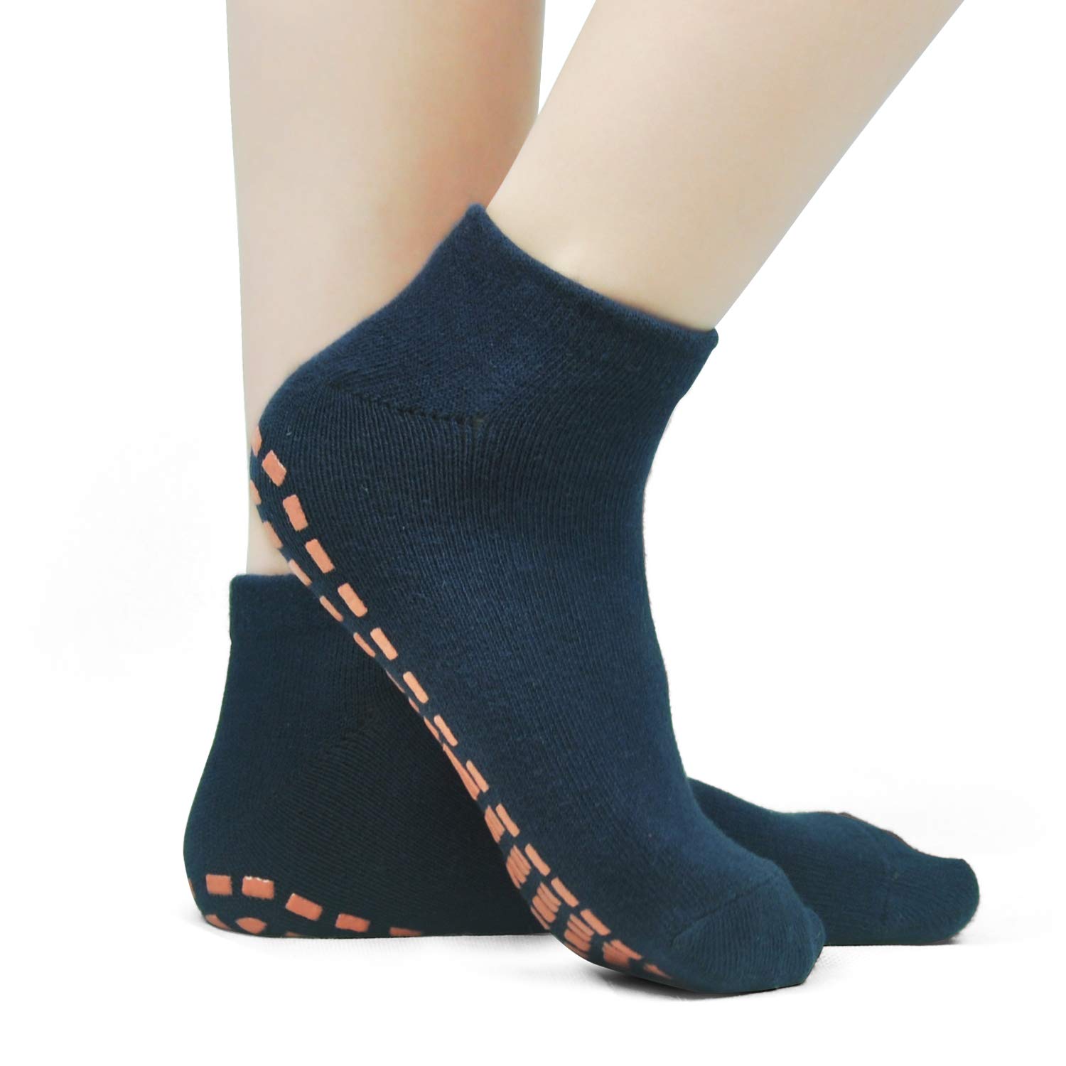 ELUTONG Non-Slip Grip Socks for Kids & Teens - Anti-Skid Children's Socks for Trampoline, Playground, and Indoor Activities - Perfect for Jumping, Sliding, and Safe Play
