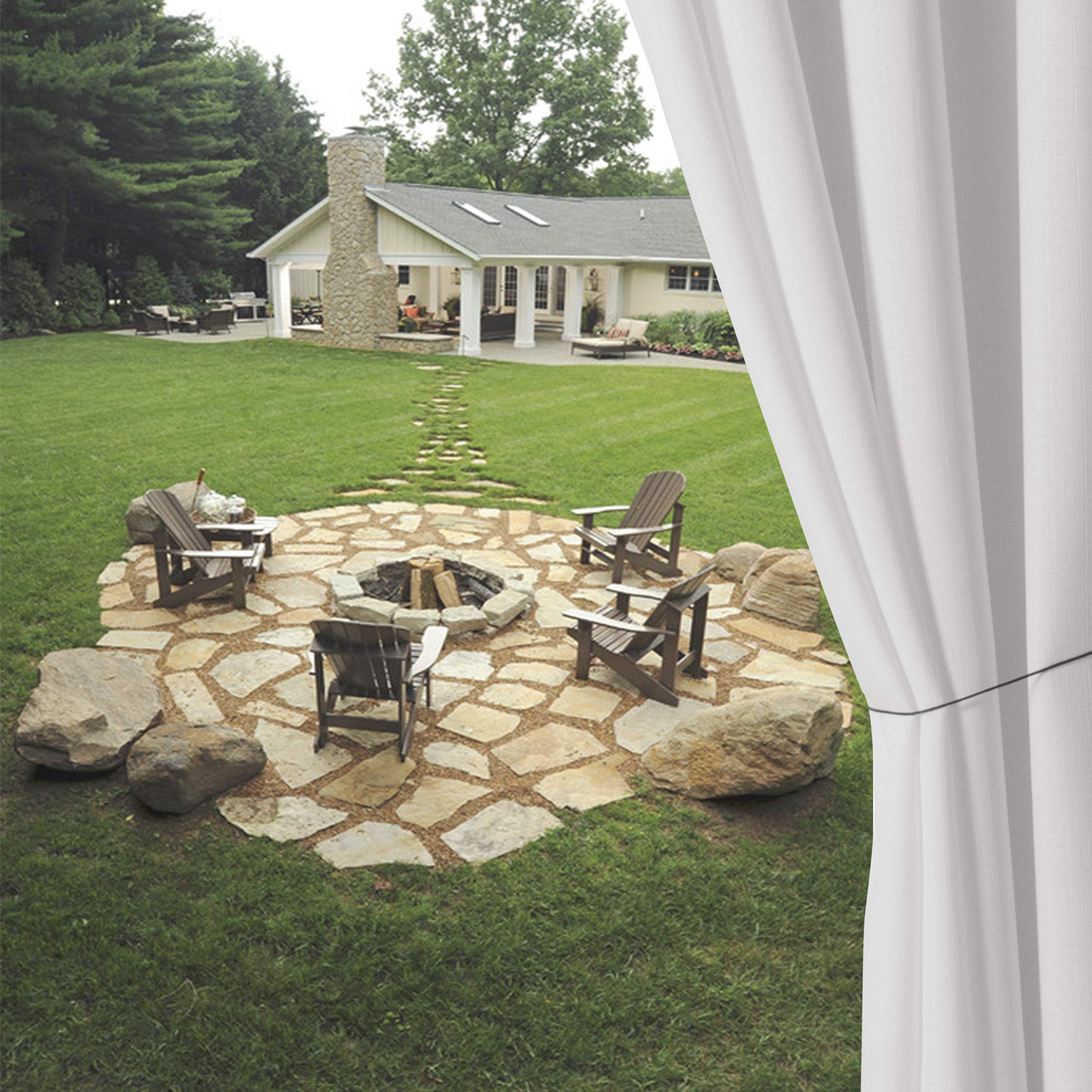 LORDTEX Waterproof Linen Look Curtains - 105